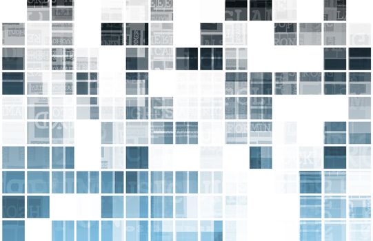 Digital Abstract Data Media As a Art