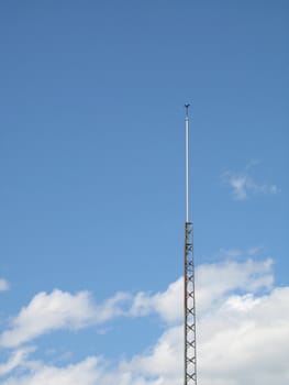 antenna in the blue sky