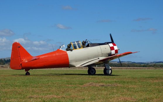 Vintage Aircraft Taxiing out for take off