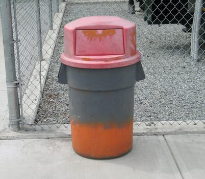 industrial garbage can