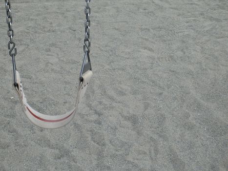 swing in a play area