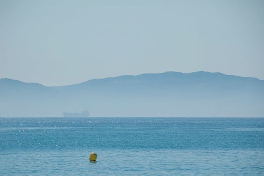 Beautiful view on strait of Gibraltar, Spain