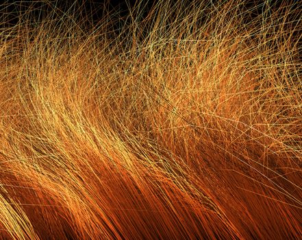 Close up image of abstract animal hair