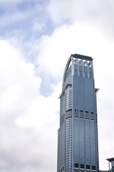 it is a block of modern building in hong kong