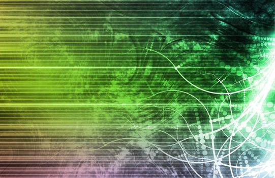 Presentation Background for Technology as a Art