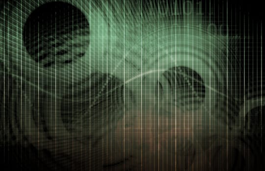 Futuristic Technology Concept as a Data Abstract