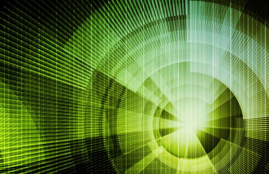 Electronics Background with a Tech Futuristic Art