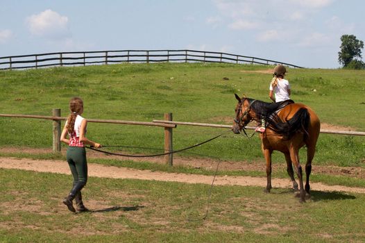 horse riding