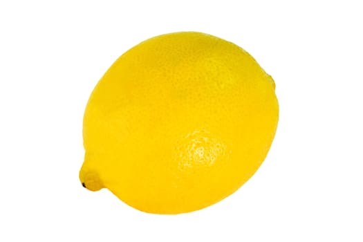 Lemon isolated over white background