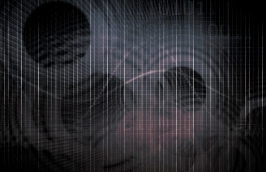 Futuristic Technology Concept as a Data Abstract