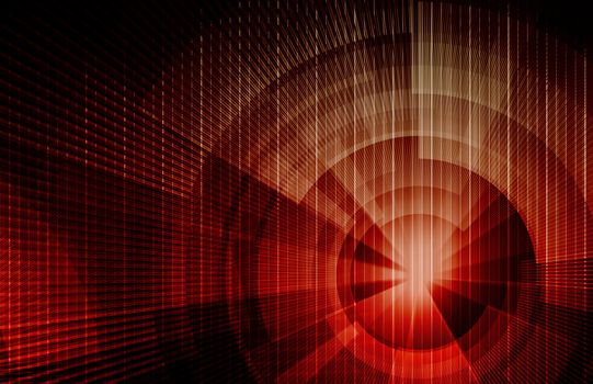 Technology Concept Background with a Science Art