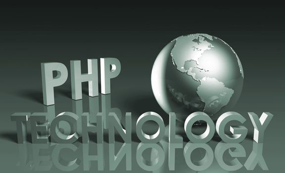 PHP Technology Internet Abstract as a Concept 
