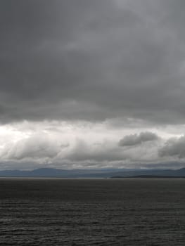 dark and stormy ocean