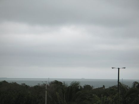 blue tropical ocean view