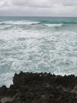 blue tropical ocean view