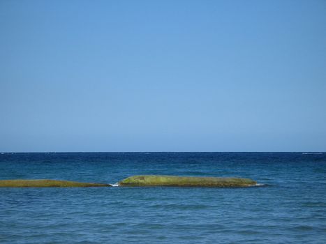 blue tropical ocean view