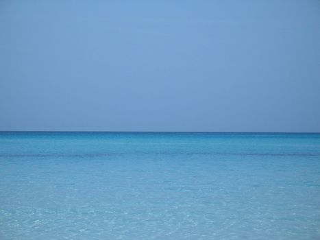 blue tropical ocean view