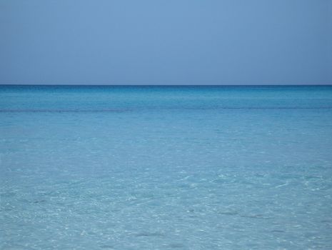 blue tropical ocean view