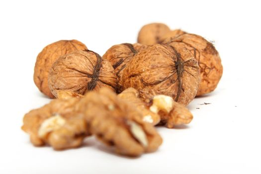 walnuts and shell