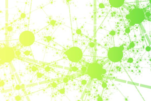 Futuristic Technology Data Flow Color Digital Abstract