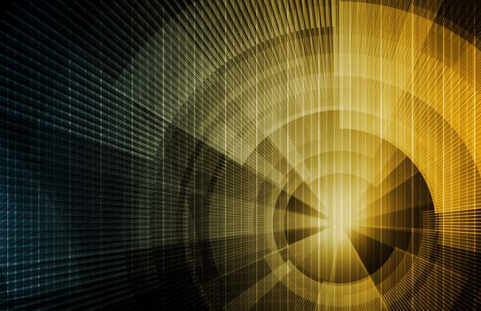 Electronics Background with a Tech Futuristic Art