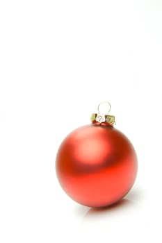 Christmas decorations isolated on a white background