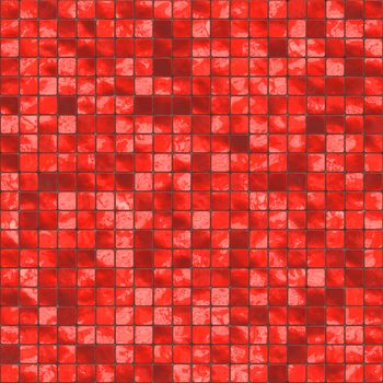 red ceramic tiles, will tile seamless as a pattern