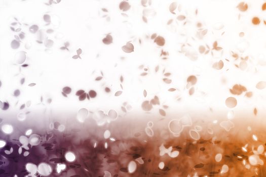 A Nostalgic Sweet Memory Falling Leaf Abstract