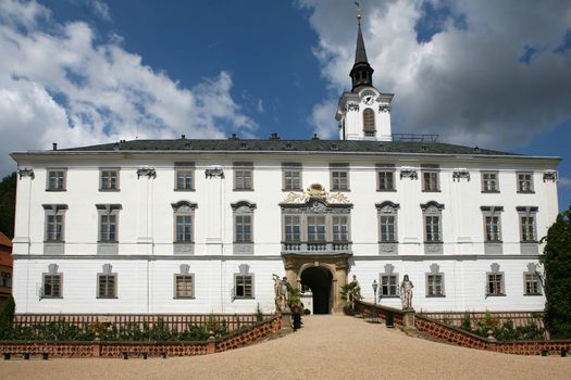 Chateau in Lysice, Czech republic