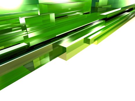 An image of a nice green abstract glass background