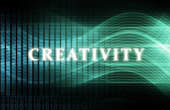 Creativity as a Abstract Background Concept Art
