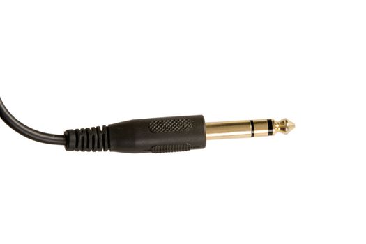 close-up of socket jack for music device