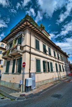 Typical Ancient Building in Pisa, Italy