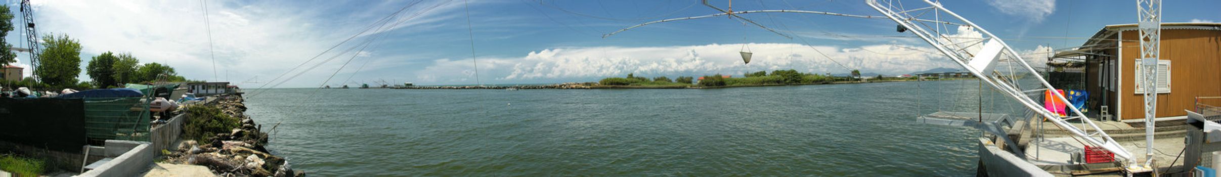 Home over the Sea in Pisa, Italy