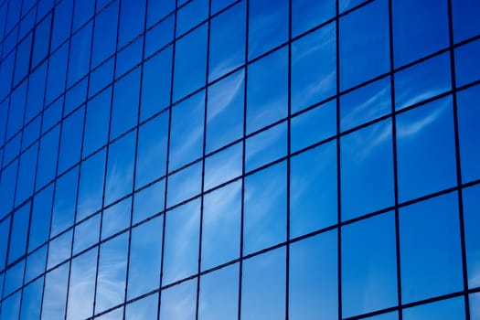 abstract blue windows reflections