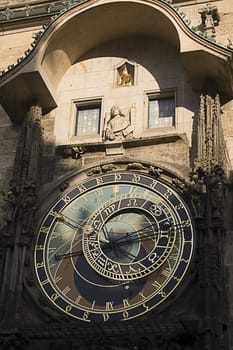 Orloj clock in Prague in Czech Republic