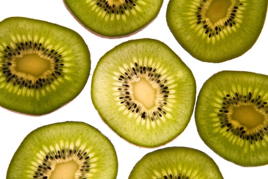 Slices of Kiwi.