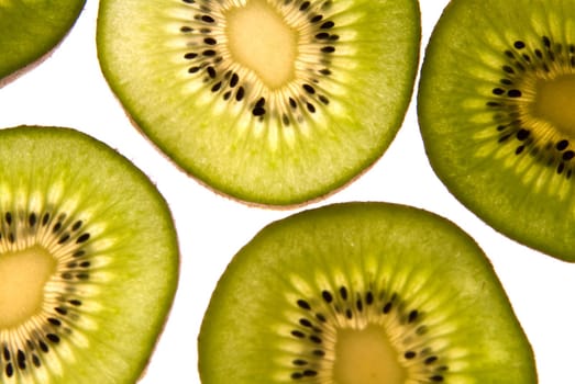 Slices of Kiwi.