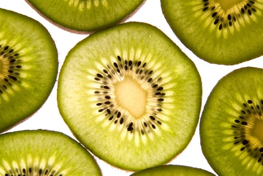 Slices of Kiwi.