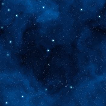 An image of a seamless star field