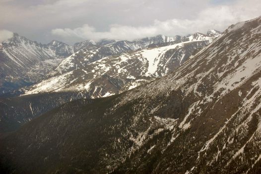 View of the Colorado Rocky Mountains