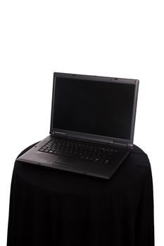 Portable Pc over white background