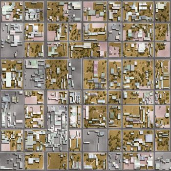 Seamless Suburbs Area as a Home Background