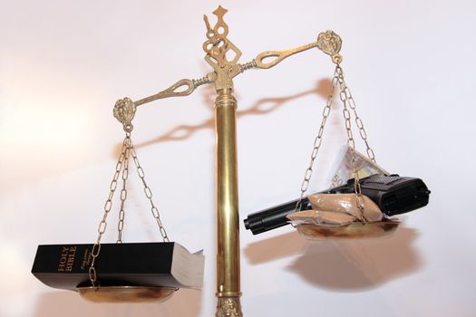 an image showing the fight of good versus evil