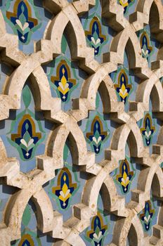 Mosaic detail - Hassan II Mosque - Casablanca - Best of Morocco