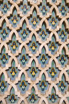 Mosaic detail - Hassan II Mosque - Casablanca - Best of Morocco