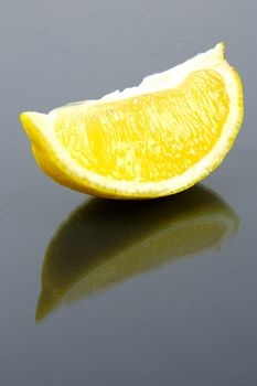 A wedge of lemon