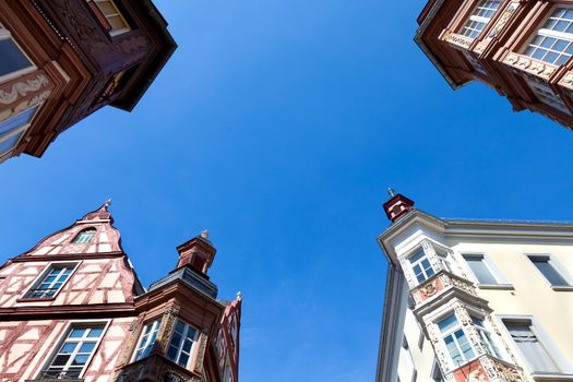 Old houses in Koblenz, Germany.