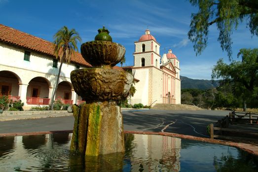 Santa barbara mission, santa barbara, ca, usa