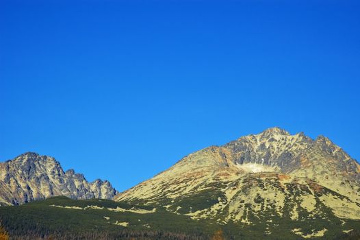 High Tatras Mountains in Slovakia.